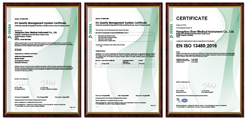 CE ISO MDR laparoscopic trocar manufacturer BOER Medical
